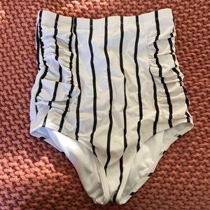 High waisted swim bottom